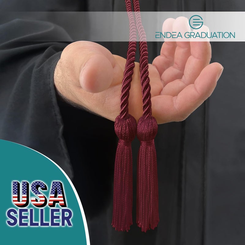 Endea Graduation Double Honor Cord (Maroon) - Image 2